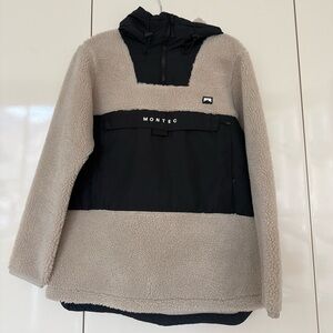 Montec Black and Tan Fleece Hoodie